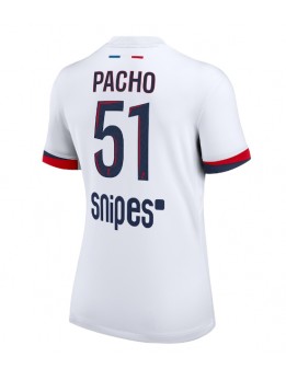 Paris Saint-Germain Willian Pacho #51 Replika Borta Kläder Dam 2025-26 Kortärmad